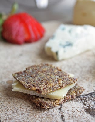A keto friendly cracker that's perfect for all of your favorite cheeses!