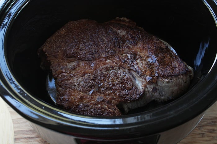 pot roast seared