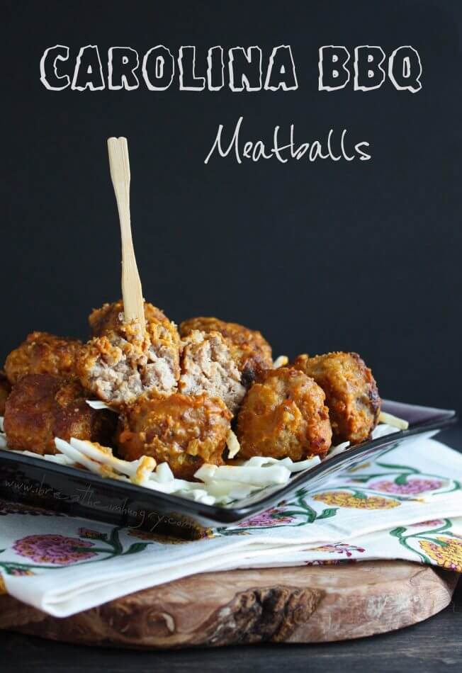 carolina bbq meatballs low carb and gluten free