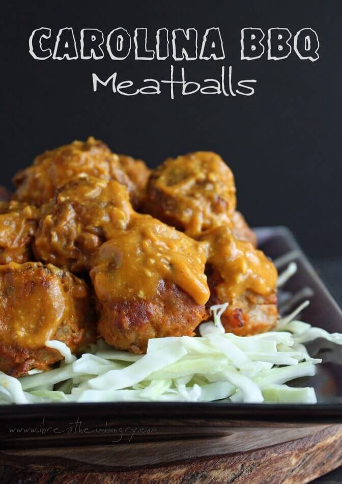 carolina bbq meatballs (low carb & gluten free)