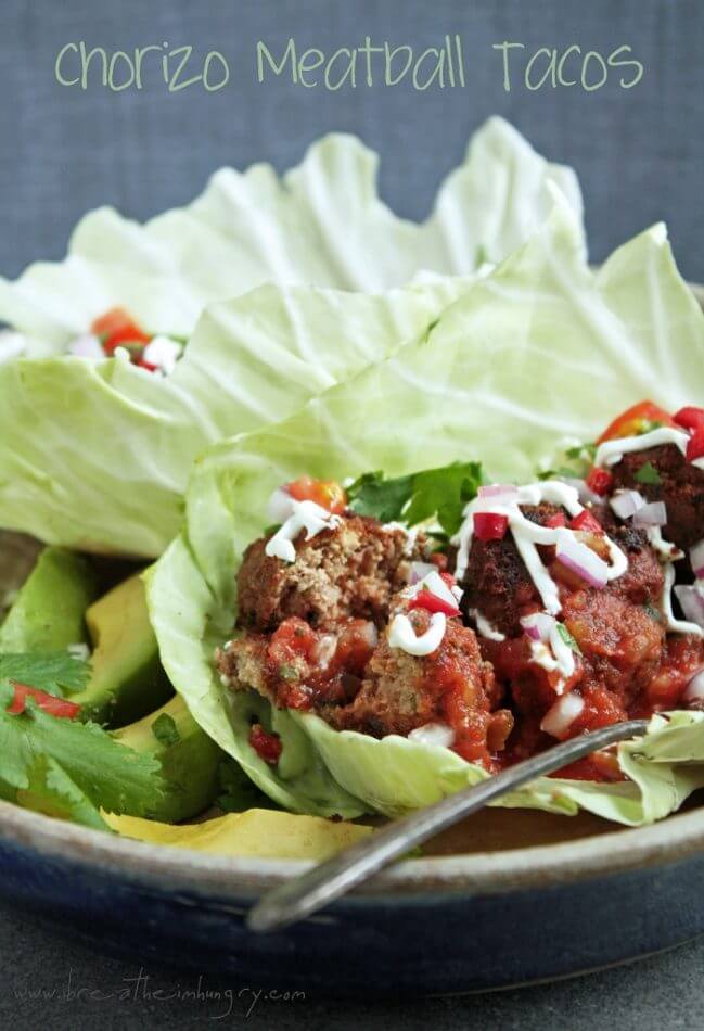 chorizo meatballs low carb and gluten free