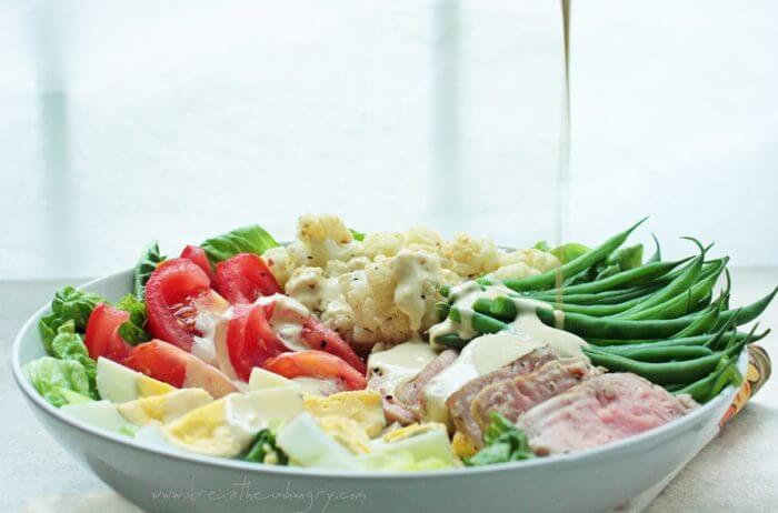 grilled tuna salad nicoise low carb