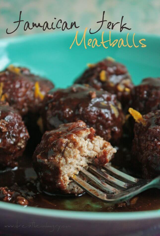 low carb jamaican jerk meatballs