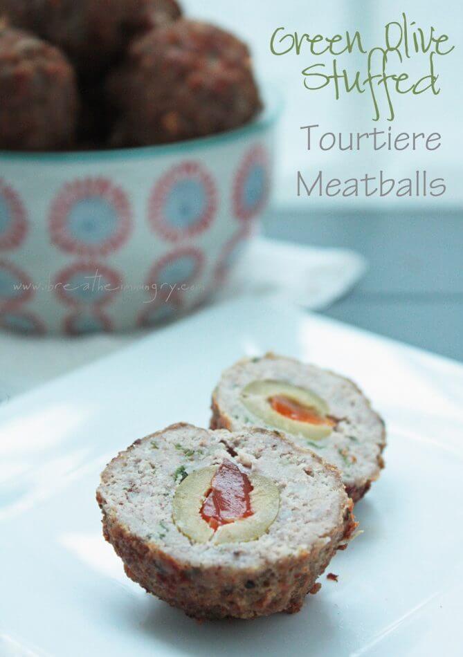 green olive stuffed meatballs low carb and gluten free