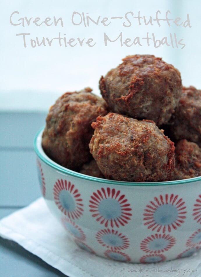 Tourtiere Meatballs low carb and gluten free