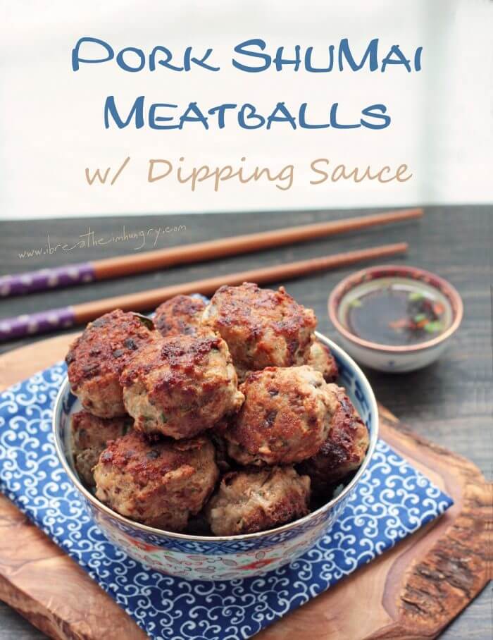 pork shumai meatballs low carb and gluten free recipe