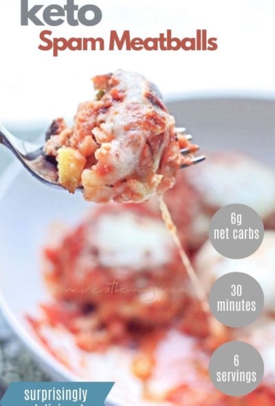 Keto Spam Meatballs Poster