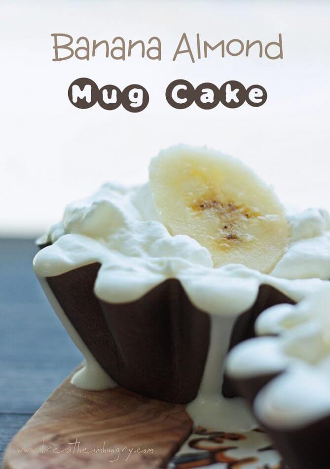 banana mug cake gluten free and low carb by mellissa sevigny