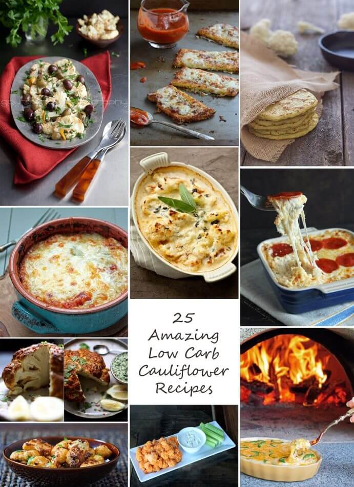 25 best low carb cauliflower recipes