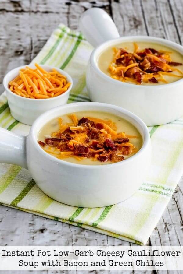 Cheesy Cauliflower Soup