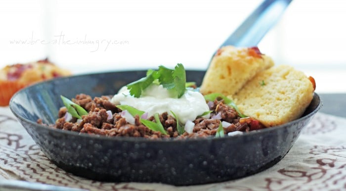 low carb crockpot chili recipe from ibreatheimhungry.com