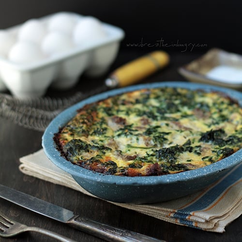 low carb breakfast recipe from ibreatheimhungry.com