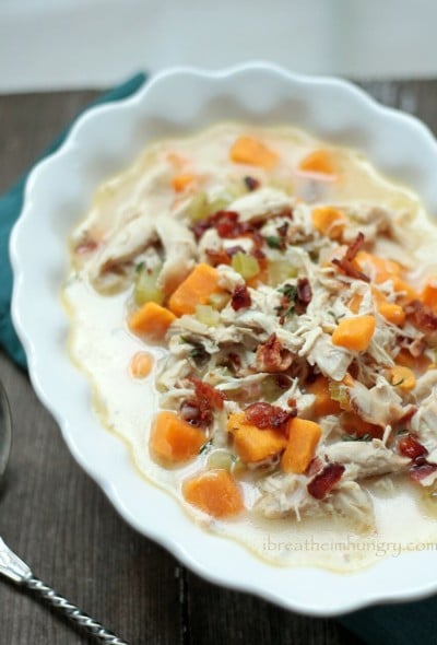 gluten free chowder recipe from mellissa sevigny at ibreatheimhungry.com