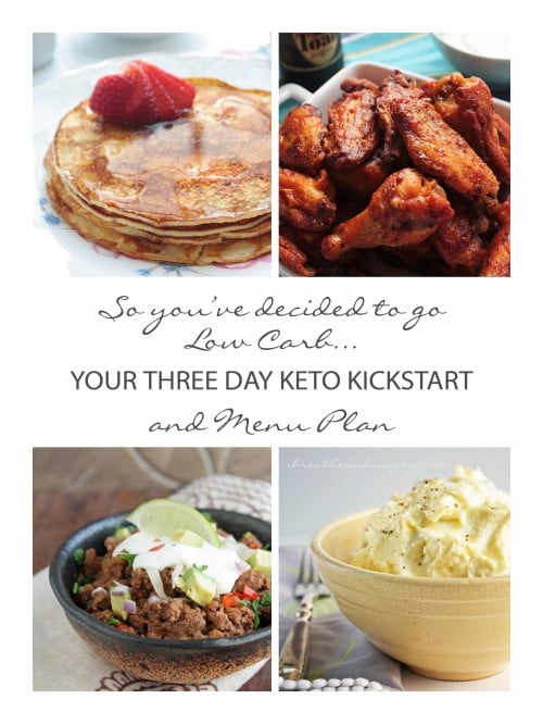 keto menu plan from I Breathe I'm Hungry
