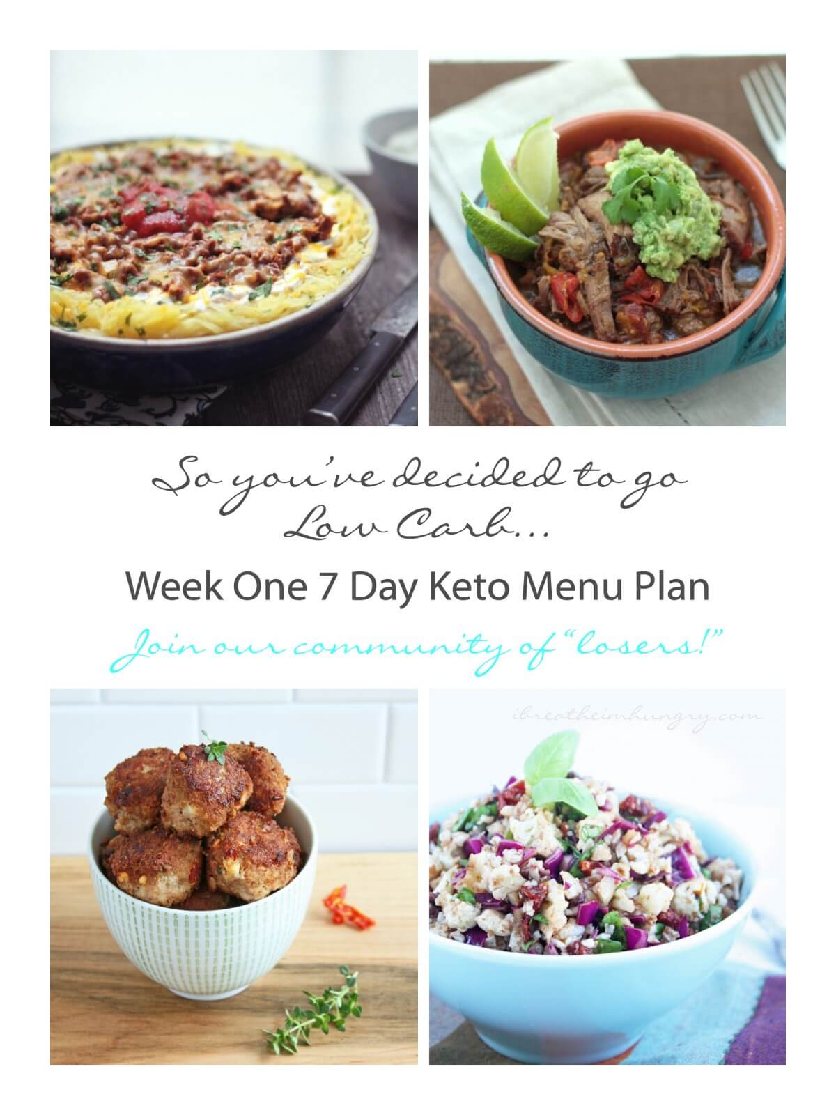 Free Keto Menu Plan Week 1
