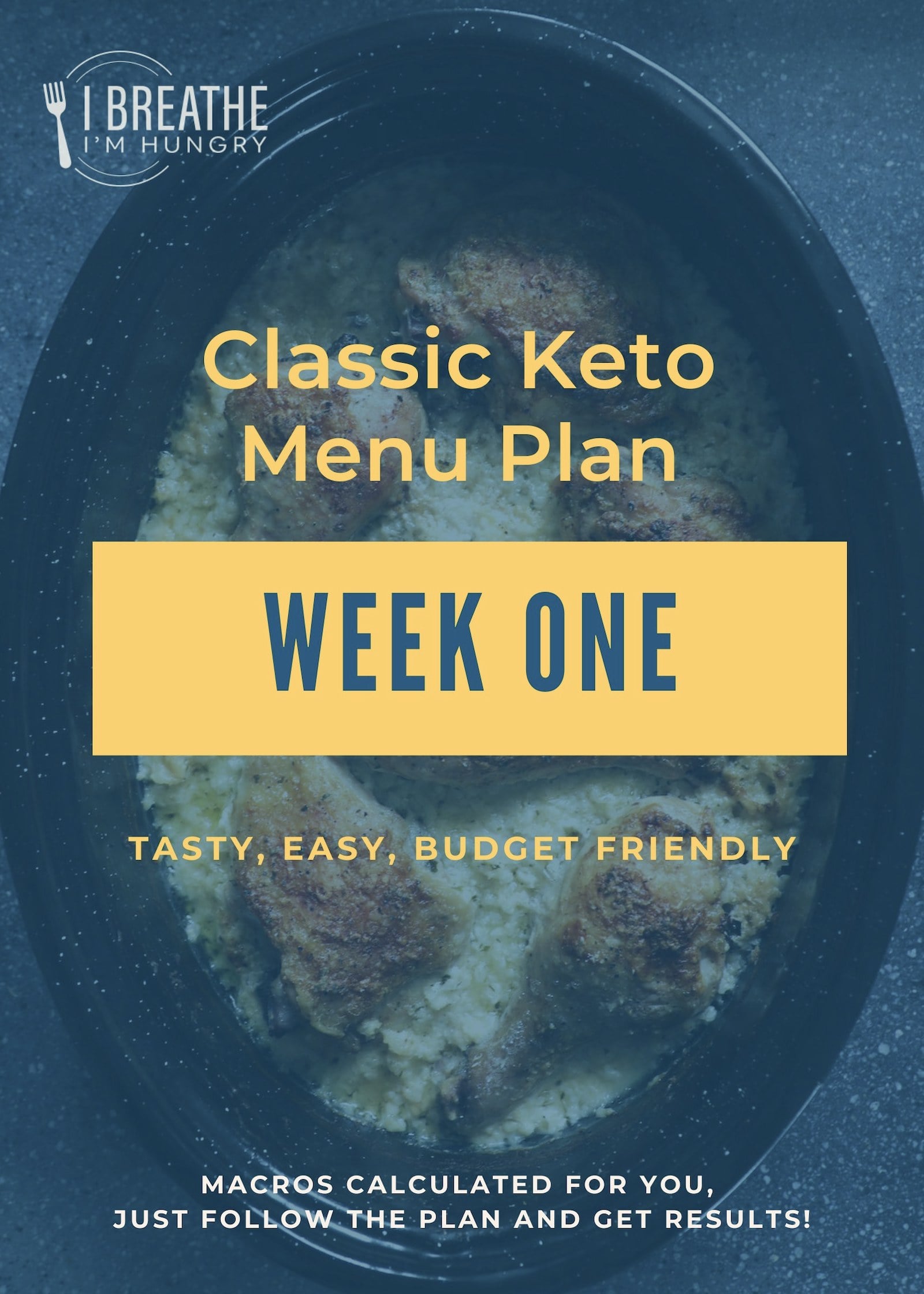 Classic Keto Menu Plan Week 1 Poster