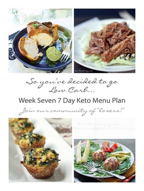 Low Carb Meal Plan from I Breathe I'm Hungry