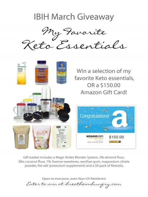 keto giveaway from i breathe Im Hungry