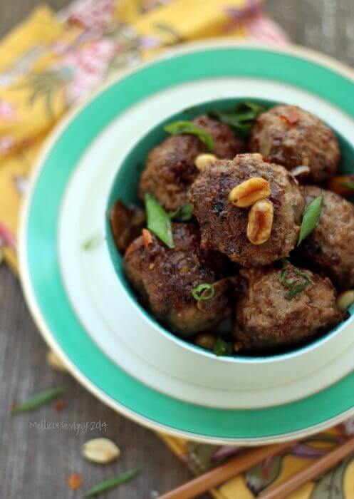 Low Carb meatball recipe from Mellissa Sevigny