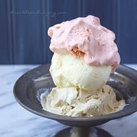 Keto Egg Fast Ice Cream in three flavors