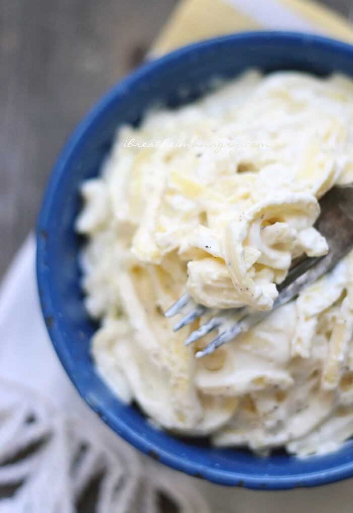 Keto Fettuccini Alfredo for the Egg Fast
