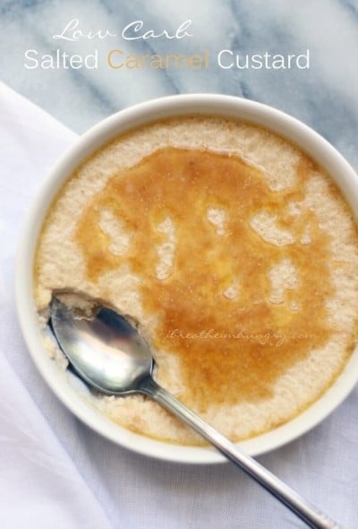 A low carb dessert recipe from Mellissa Sevigny from I Breathe Im Hungry