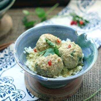 low carb meatball recipe from I Breathe Im Hungry