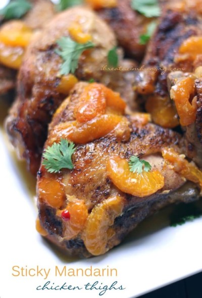 A low carb slow cooker recipe for Mandarin Chicken from Mellissa Sevigny of I Breathe Im Hungry