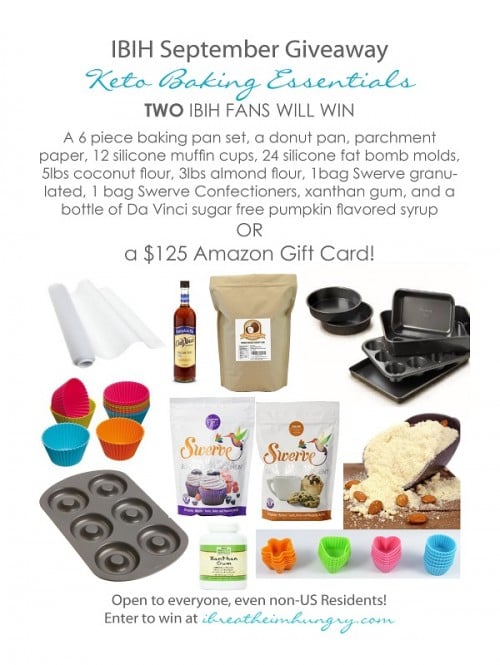 A giveaway of Keto Essentials from I Breathe Im Hungry