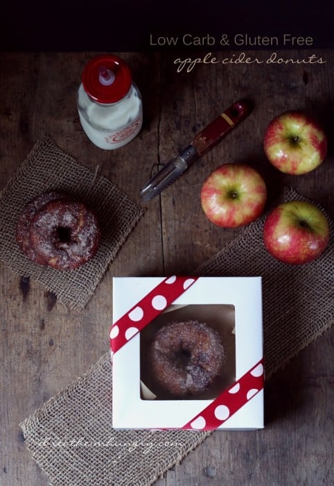a keto friendly apple cider donut recipe from mellissa sevigny of i breathe im hungry