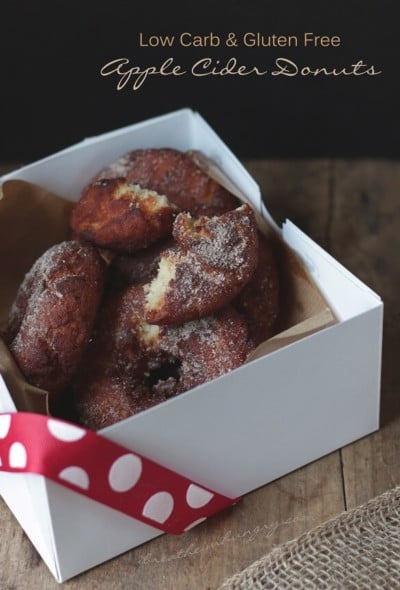 a gluten free apple cider donut recipe from Mellissa Sevigny of I Breathe Im Hungry