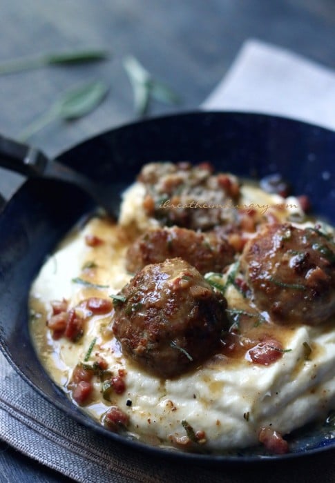 A LCHF and Keto friendly meatball recipe from Mellissa Sevigny of I Breathe Im Hungry