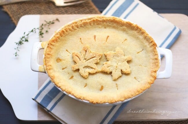 A keto pot pie recipe from Mellissa Sevigny of I Breathe Im Hungry