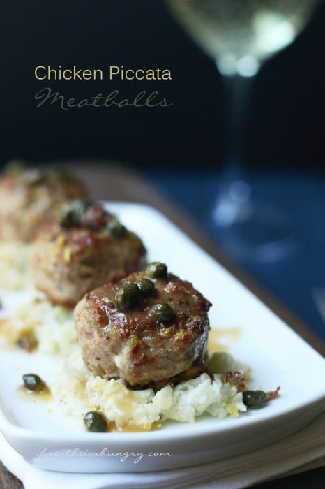 A low carb and gluten free meatball recipe from Mellissa Sevigny of I Breathe Im Hungry