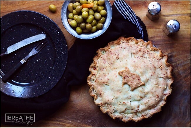 low carb Canadian pork pie