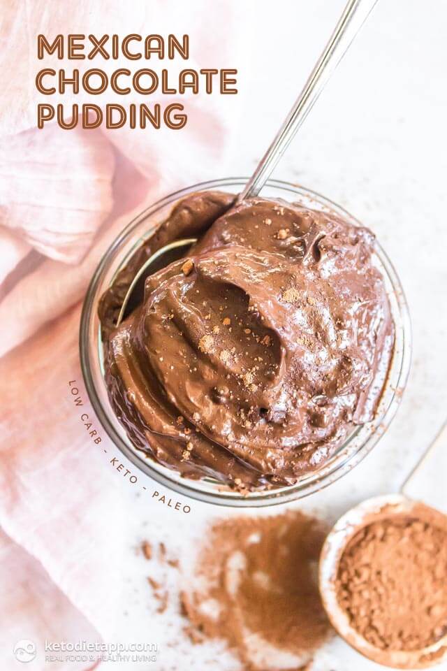 Mexican chocolate pudding