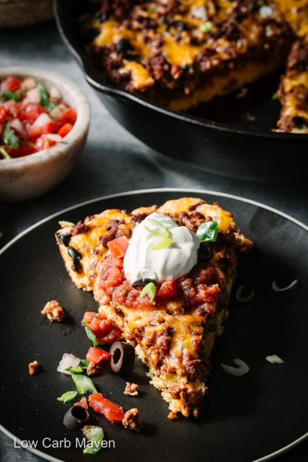 Cornbread casserole taco pie