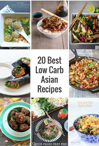 The Best Low Carb Asian Recipes from Around the Internet and Pinterest