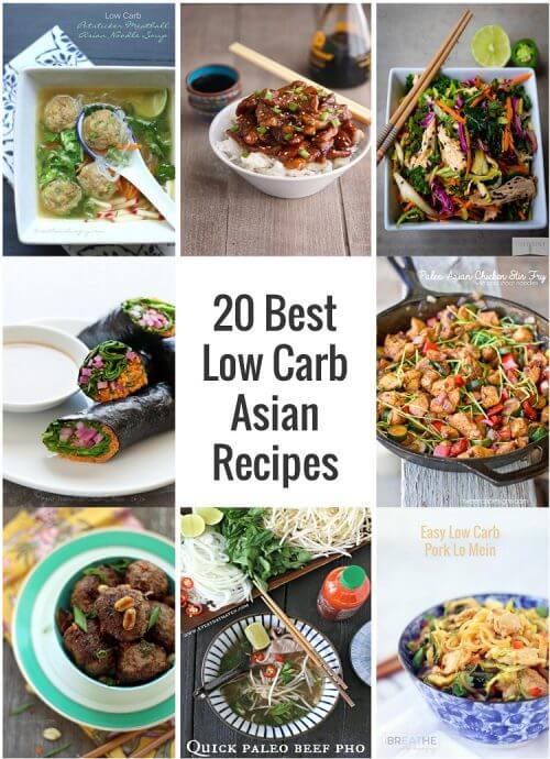 The Best Low Carb Asian Recipes from Around the Internet and Pinterest