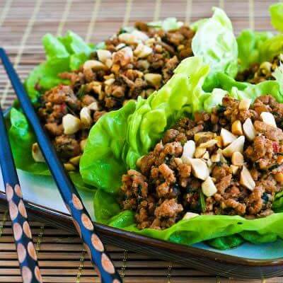 Low Carb Asian Lettuce Cups