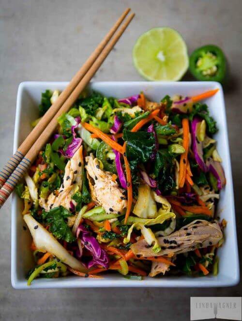 Low Carb Asian Chicken Salad Recipe