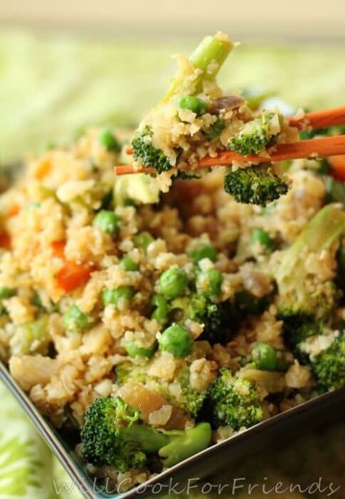 Low Carb Cauliflower Fried Rice
