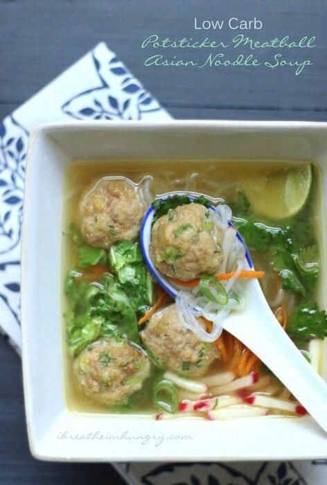 Keto Potsticker Soup