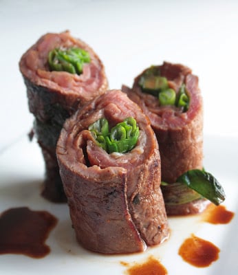 Low Carb Beef Negimaki Recipe