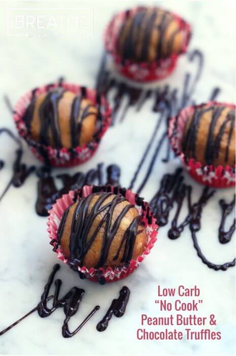 A lchf gluten free peanut butter truffle recipe from Mellissa Sevigny of I Breathe Im Hungry