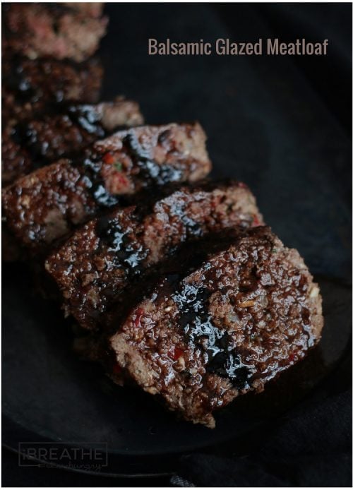 The ultimate comfort food, this Balsamic Glazed Low Carb Meatloaf recipe is also gluten free!