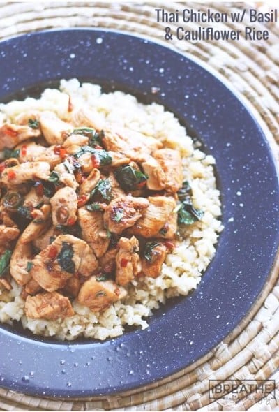 A low carb chicken recipe that has all the flavors of your favorite Thai takeout - but keto and Atkins diet friendly!