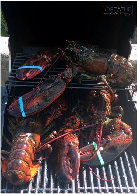 Low carb lobster on the grill by Mellissa Sevigny of I Breathe Im Hungry