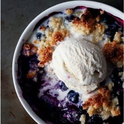 Keto Blueberry Cobbler