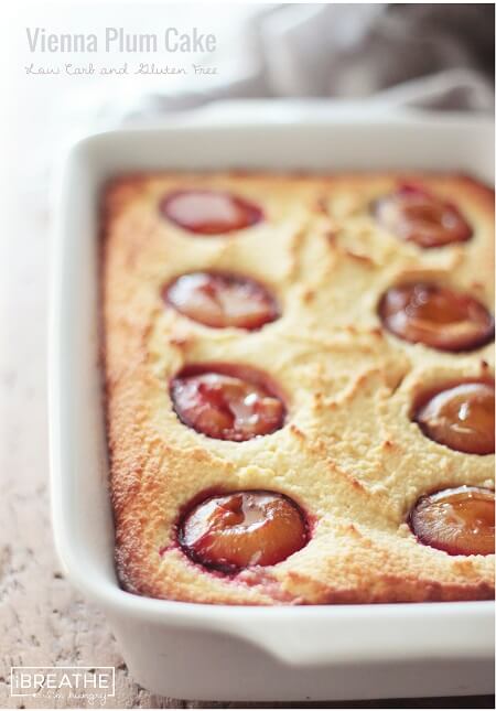 A low carb and gluten free Vienna Plum Cake recipe